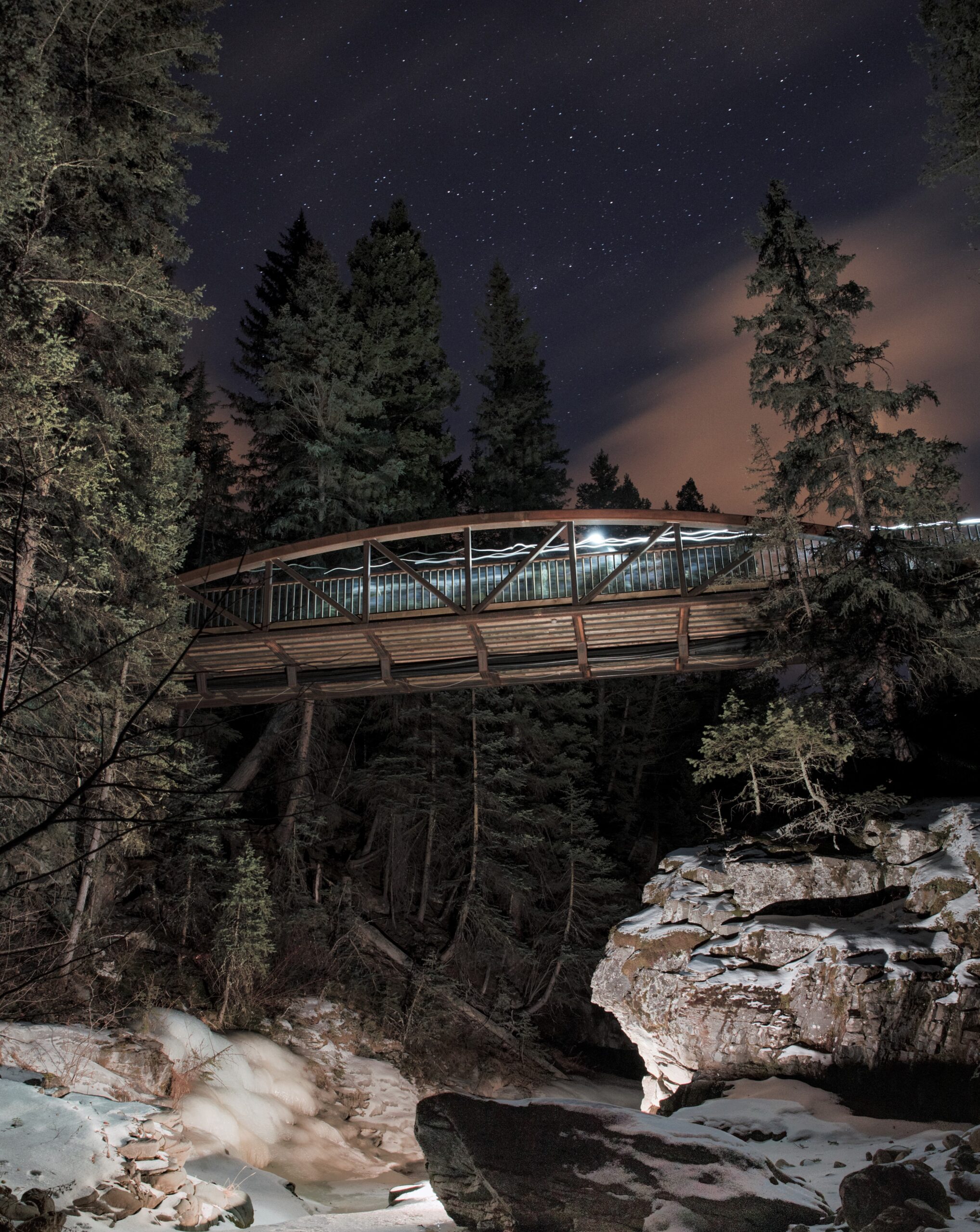 Bridge at Night Photo 1