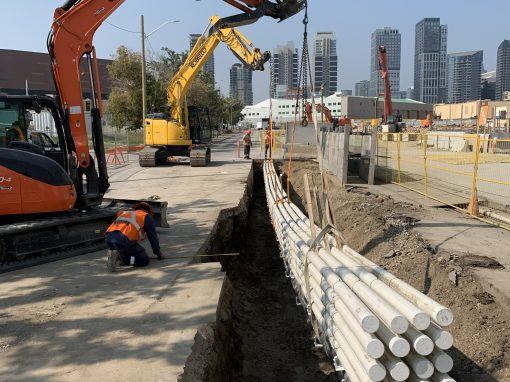 image3 underground power ducts installation that connect manholes