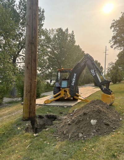 matting and removing the pole for enmax
